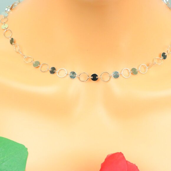 Delicate & Contemporary Necklace Chain, A Lovely Choice for Women, EVCH1636 - Picture 6 of 10